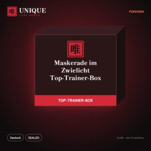 Pokémon Maskerade im Zwielicht Top-Trainer-Box – Deutsch – Produktgrafik