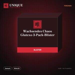 Pokémon Wachsendes Chaos Glutexo 3-Pack-Blister – Deutsch – Produktgrafik