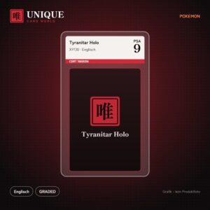 PSA 9 Tyranitar Holo XY130 – Englisch – Produktgrafik
